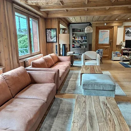 Au Coeur De - La Ginabelle, Calme Avec Piscine, Sauna & Garage Chamonix