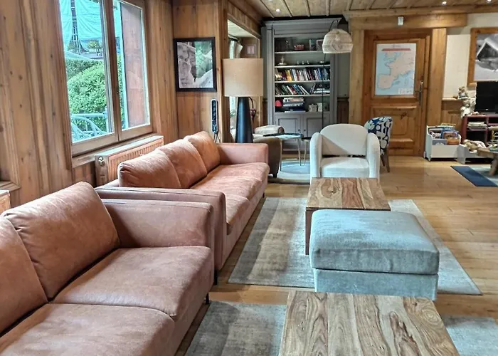 Au Coeur De - La Ginabelle, Calme Avec Piscine, Sauna & Garage Chamonix